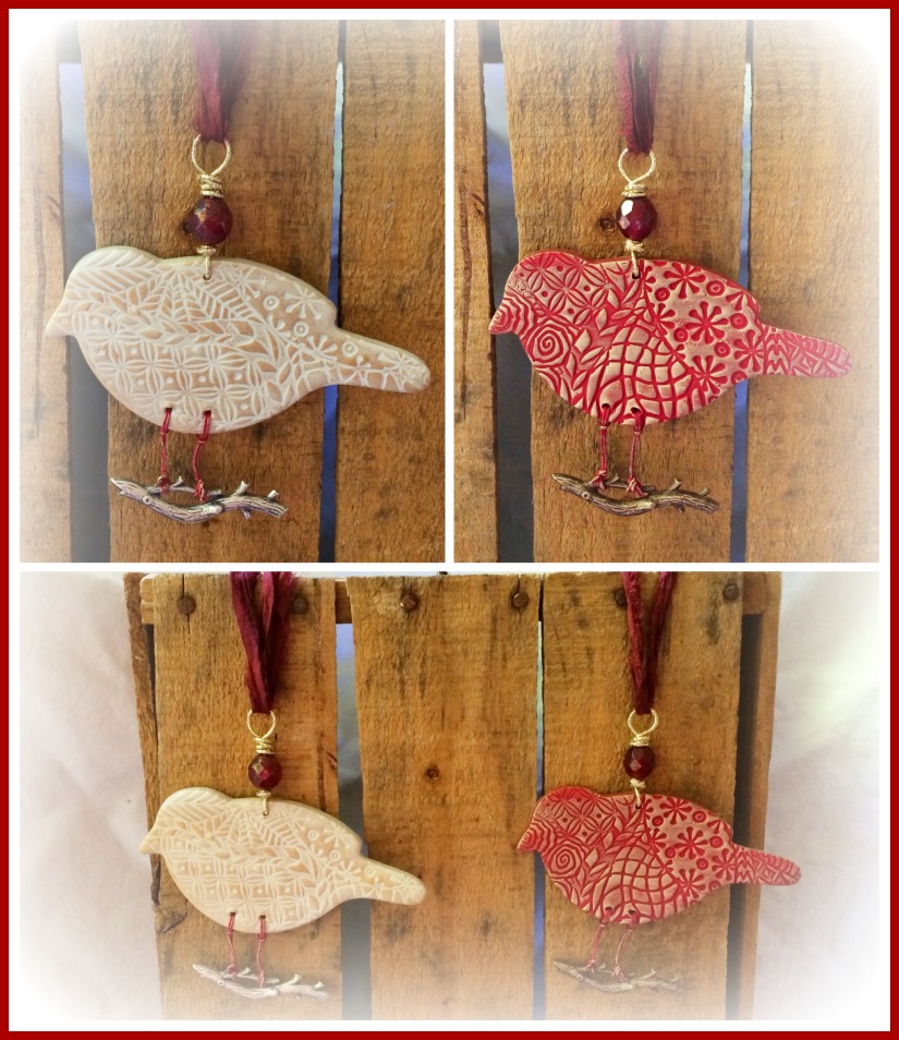 holiday birds collage 2